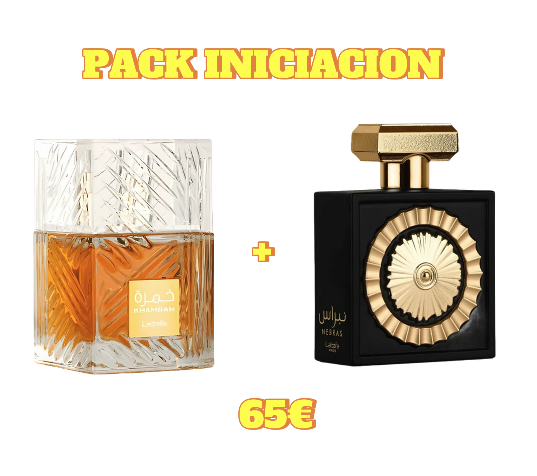 Pack "Iniciación al Lujo": Perfumes Árabes Lattafa Khamrah y Lattafa Nebras (2x100ml)