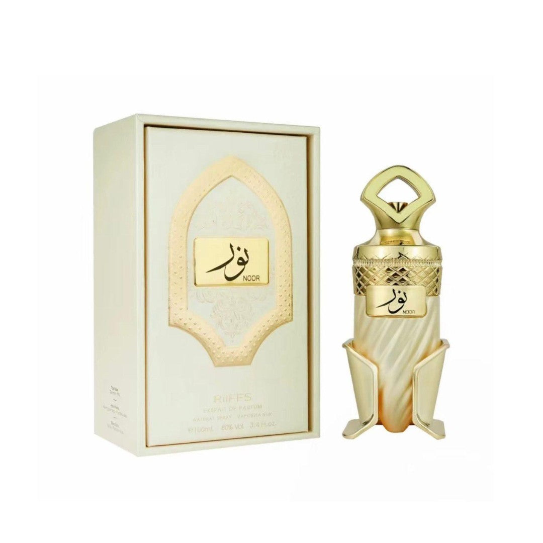 Perfume árabe Noor de Riiffs 100ml unisex gourmand vainilla