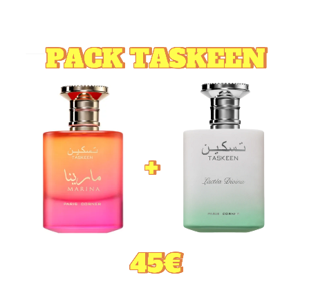 Pack Exclusivo: Perfumes Taskeen Marina y Taskeen Lactea Divina (2x100ml)