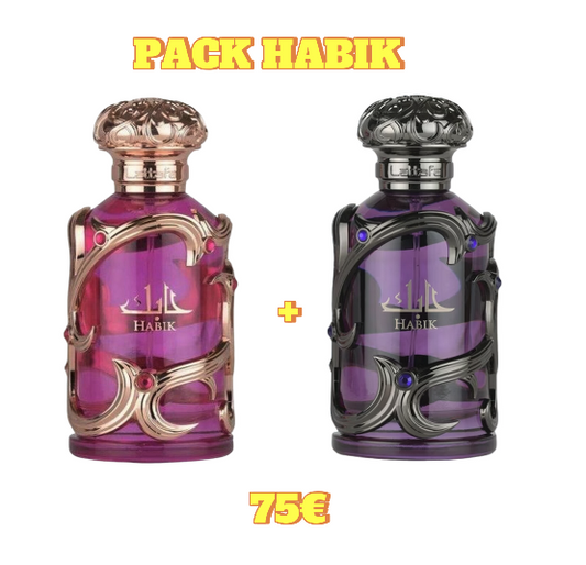 Pack "Habik": Lattafa Habik For Women y Habik For Men (2x100ml)