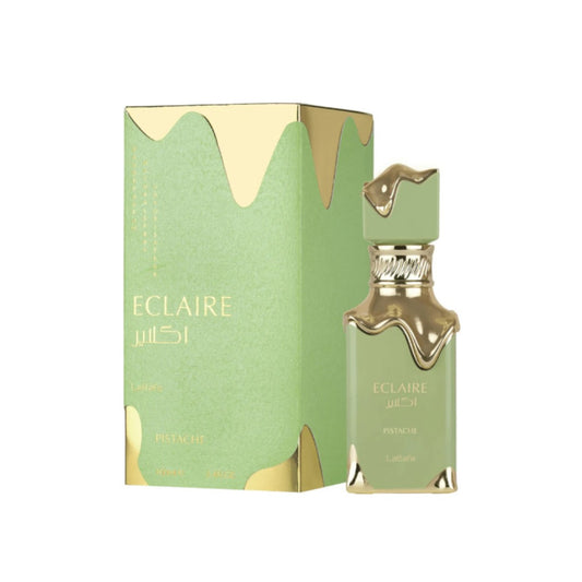 Perfume árabe Eclaire Pistache de Lattafa 100ml unisex gourmand pistacho