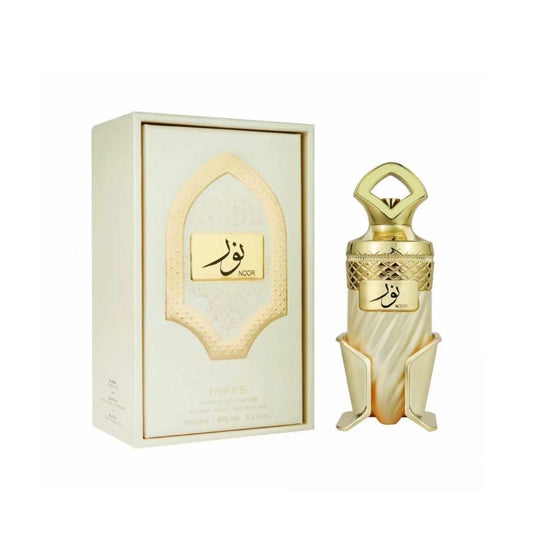 Perfume árabe Noor de Riiffs 100ml unisex gourmand vainilla